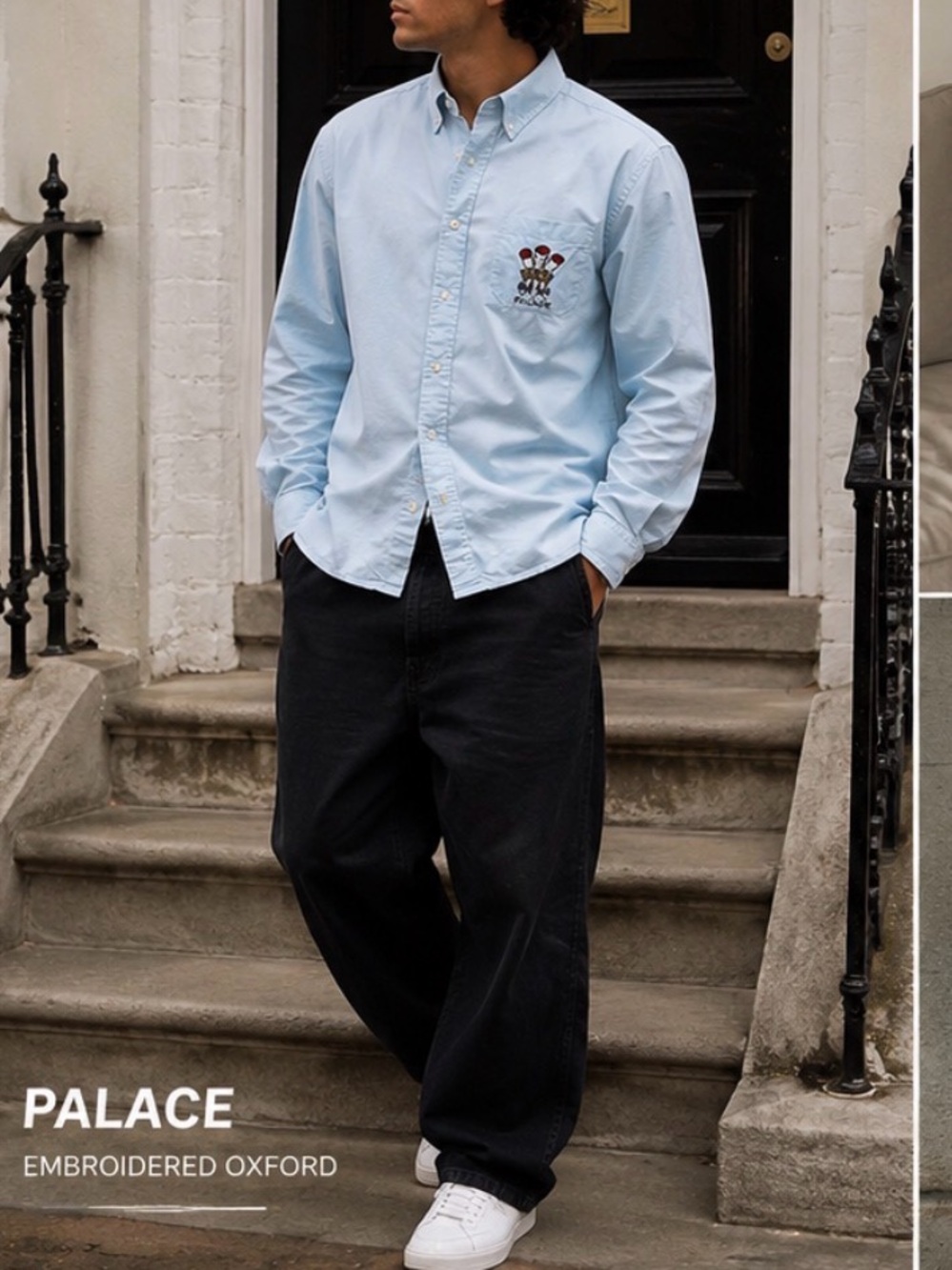 PALACE • Ich Bun Long Sleeve Button Down Shirt